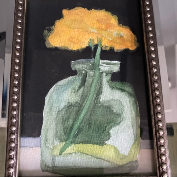 Framed Original Watercolor Painting - Picture 2 of 6